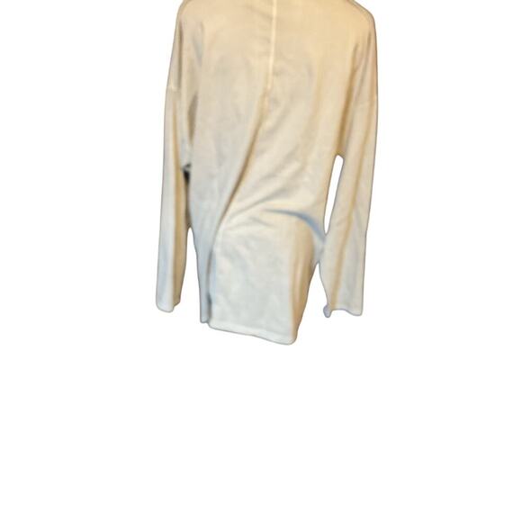 Free People Women’s Mock Neck Long Sleeve Tee. Grey. Size Medium. - Picture 4 of 11